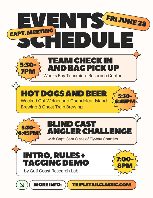 Captain's Meeting Schedule